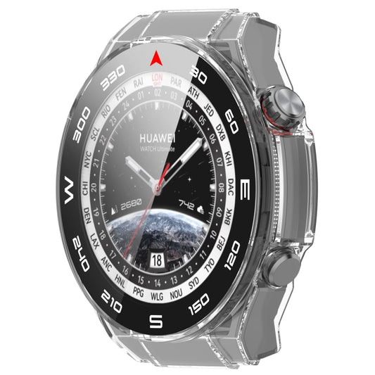 For Huawei Watch Ultimate PC+ Toughened Film Integrated Watch Protective Case(Transparent) - Smart Wear by PMC Jewellery | Online Shopping South Africa | PMC Jewellery