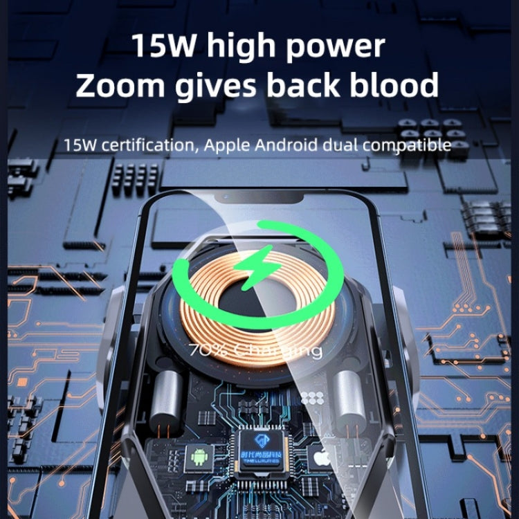 T7 Multipurpose Car Wireless Charger Infrared Automatic Inducction Car Mobile Phone Bracket - Wireless Charger Holders by PMC TechLife | Online Shopping South Africa | PMC TechLife
