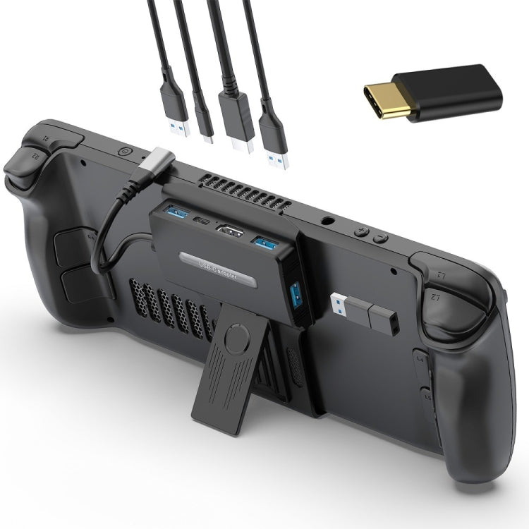 V266 For Steam Deck 5 in 1 Bracket Docking Station Charging Base Support 4K/60Hz USB3.0 - free shipping - PMC TechLife - Order now!