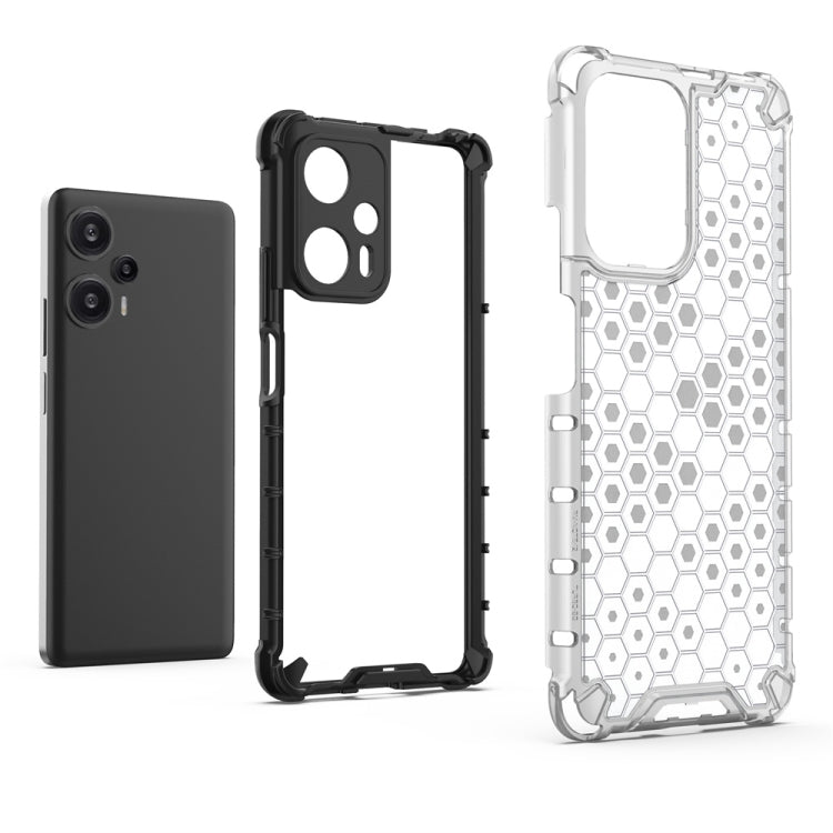 For Xiaomi Poco F5 Shockproof Honeycomb Phone Case(Green) - free shipping - PMC TechLife - Order now!