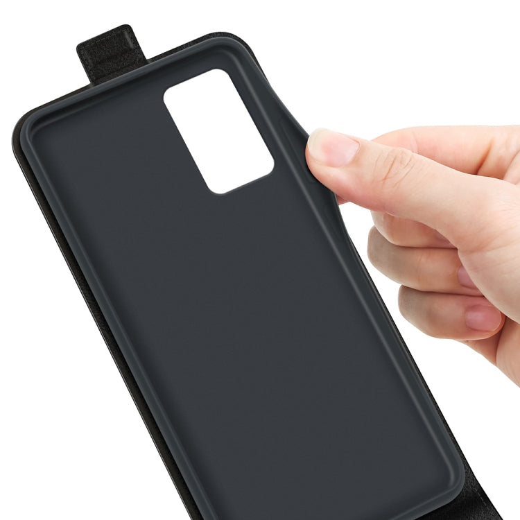 For Redmi Note 12S R64 Texture Single Vertical Flip Leather Phone Case(Black) - free shipping - PMC TechLife - Order now!