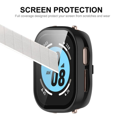 For Honor Watch 4 ENKAY Hat-Prince Full Coverage PC Frame + Tempered Glass Film Watch Case(Transparent) - Watch Cases by ENKAY | Online Shopping South Africa | PMC Jewellery | Buy Now Pay Later Mobicred