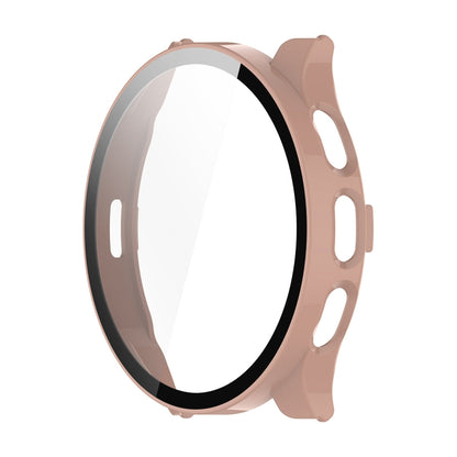 Compatible with Garmin Venu 3 ENKAY Hat-Prince Full Coverage PC + Tempered Glass Film Integrated Watch Case(Pink) - Watch Cases by ENKAY | Online Shopping South Africa | PMC Jewellery | Buy Now Pay Later Mobicred