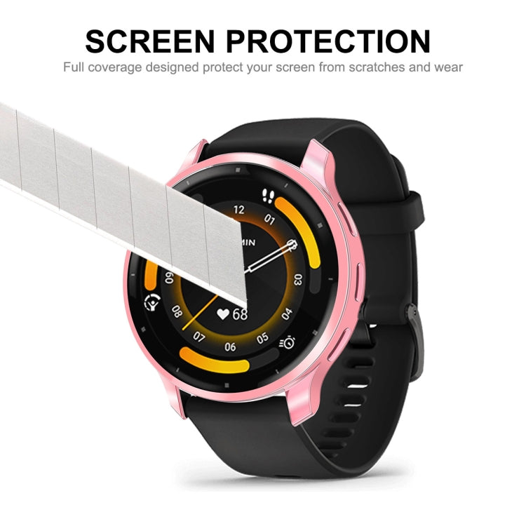 Compatible with Garmin Venu 3S ENKAY Hat-Prince Full Coverage Electroplated TPU Watch Case with Screen Protection(Black) - free shipping - PMC TechLife - Order now!