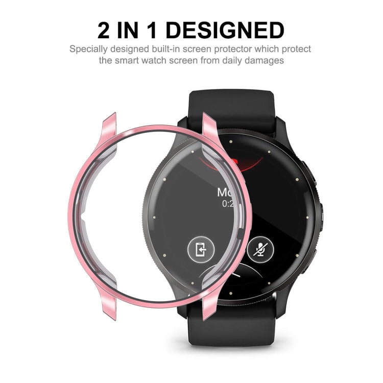 Compatible with Garmin Venu 3S ENKAY Hat-Prince Full Coverage Electroplated TPU Watch Case with Screen Protection(Silver) - free shipping - PMC TechLife - Order now!