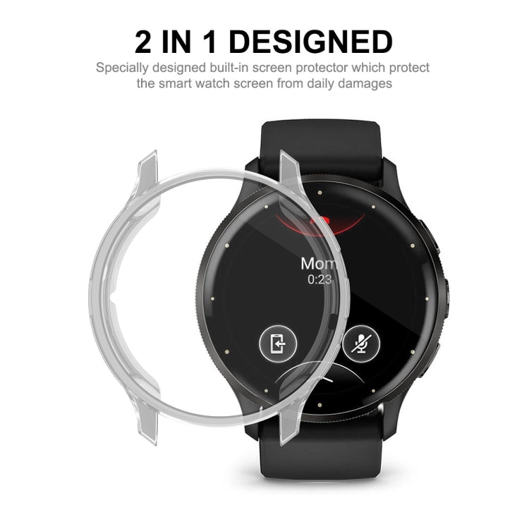 For Garmin Venu 3 ENKAY Hat-Prince Full Coverage Transparent TPU Watch Case with Screen Protection - Watch Cases by ENKAY | Online Shopping South Africa | PMC TechLife