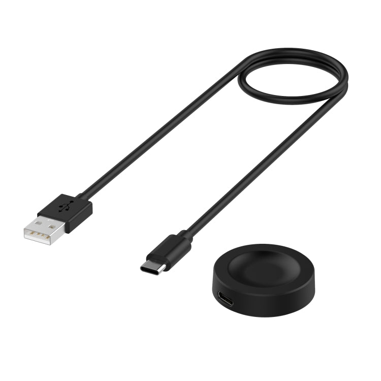 For Huawei Watch GT 4 46mm Smart Watch Magnetic Suction Split Charging Cable, Length: 1m(Black) - Charger by PMC TechLife | Online Shopping South Africa | PMC TechLife