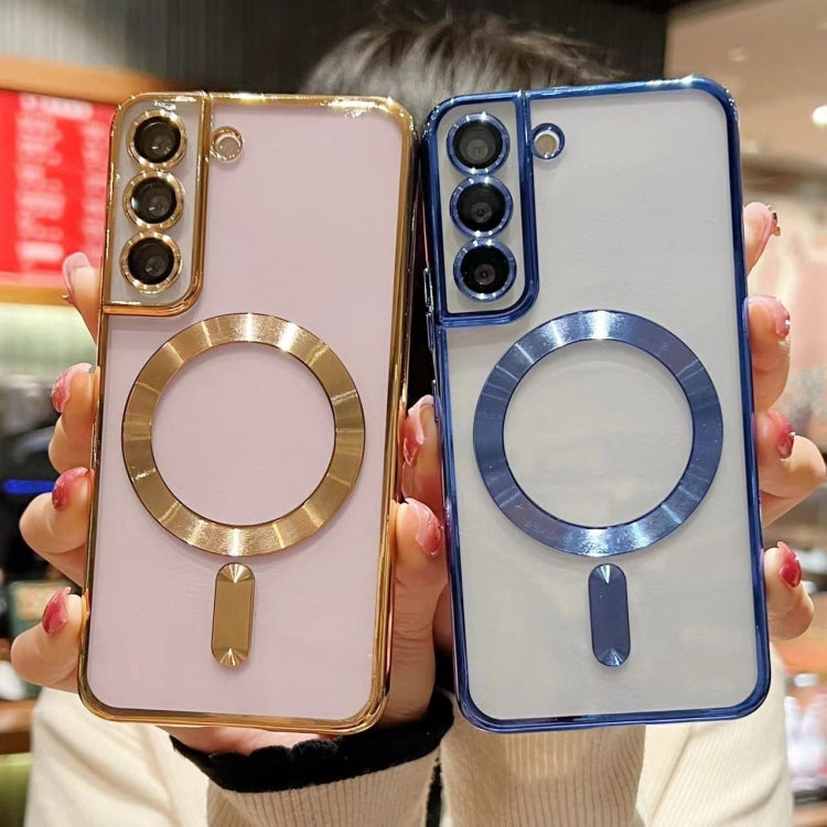 For Samsung Galaxy S23+ 5G MagSafe Electroplating TPU Phone Case(Blue) - Galaxy S23+ 5G Cases by PMC TechLife | Online Shopping South Africa | PMC TechLife