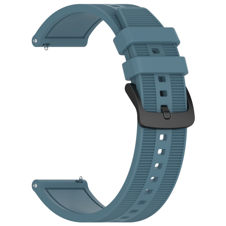 For Huawei Watch 4 Pro 22mm Textured Silicone Solid Color Watch Band(Rock Cyan) - Watch Bands by PMC TechLife | Online Shopping South Africa | PMC TechLife