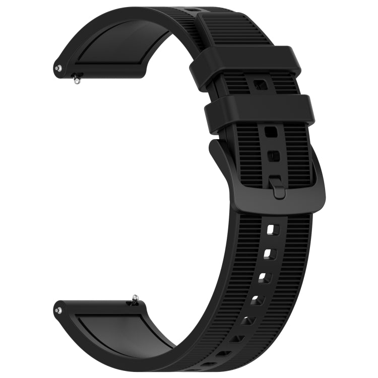 For Honor Watch Dream 22mm Textured Silicone Solid Color Watch Band(Black) - Watch Bands by PMC TechLife | Online Shopping South Africa | PMC TechLife | Buy Now Pay Later Mobicred