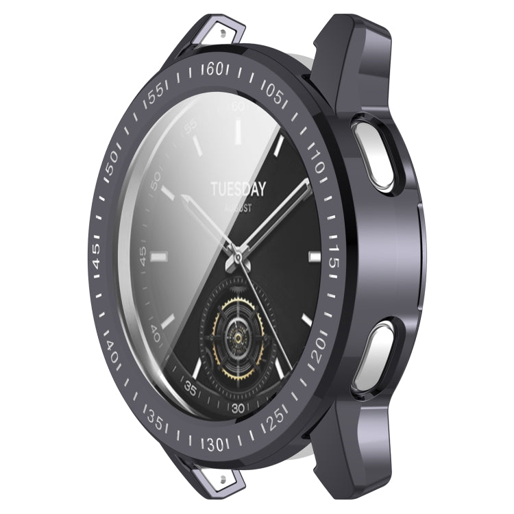 For Xiaomi Watch S3 Full Package TPU Electroplated Watch Protective Case(Dark  Gray) - Watch Cases by PMC TechLife | Online Shopping South Africa | PMC TechLife | Buy Now Pay Later Mobicred