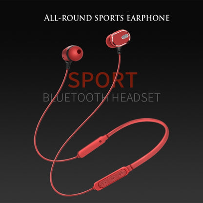 DM-22 Magnetic Bluetooth Earphone DM-22 Neckband Sport headset with Mic Wireless Handsfree Earphoness(Black) - Neck-mounted Earphone by PMC Jewellery | Online Shopping South Africa | PMC Jewellery