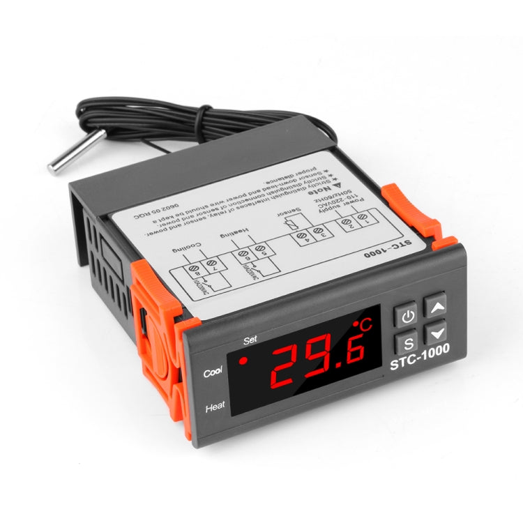 STC-1000 220V Digital Temperature Controller LED Temperature Regulator Thermostat for Incubator Relay 10A Heating and Cooling - Thermostat & Thermometer by PMC TechLife | Online Shopping South Africa | PMC TechLife