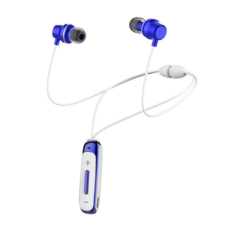 BT315 Sport Bluetooth Headset Wireless Stereo Earphone Bluetooth 4.1 Earpiece With Mic Sport Bass Magnetic Necklace Earpiece(Blue) - Sport Earphone by PMC Jewellery | Online Shopping South Africa | PMC Jewellery