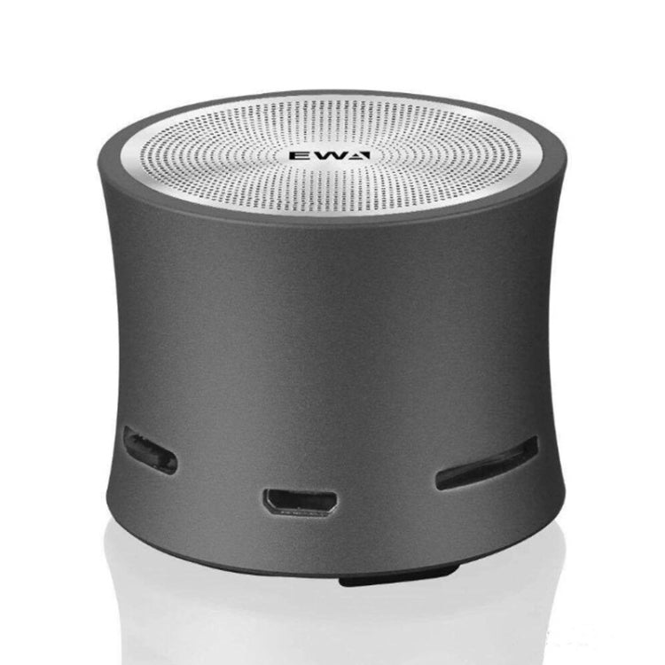 EWA A104 Bluetooth Speaker MP3 Player Portable Speaker Metallic USB Input MP3 Player Stereo Multimedia Speaker(Grey) - Mini Speaker by EWA | Online Shopping South Africa | PMC Jewellery | Buy Now Pay Later Mobicred