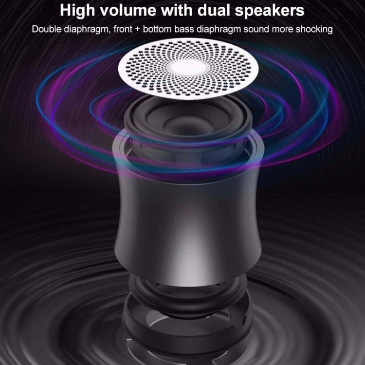 EWA A104 Bluetooth Speaker MP3 Player Portable Speaker Metallic USB Input MP3 Player Stereo Multimedia Speaker(Silver) - Mini Speaker by EWA | Online Shopping South Africa | PMC TechLife | Buy Now Pay Later Mobicred