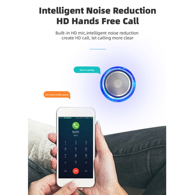 Fineblue MK-22 TWS Magnetic Absorption Bluetooth Speaker With LED Light Speaker - free shipping - PMC TechLife - Order now!