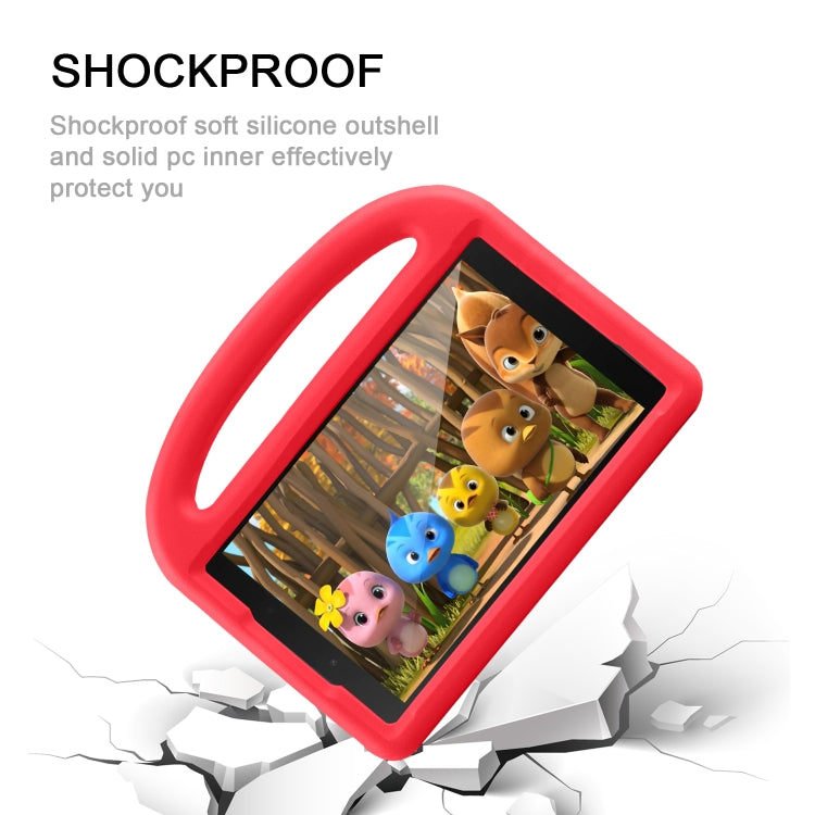 For Galaxy Tab A 8.0 (2019)T290 / T295 Sparrow Style Flat Anti Falling Protective Shell with Bracket(Red) - Tab A 8.0 & S Pen (2019) P200/P205 by PMC Jewellery | Online Shopping South Africa | PMC Jewellery | Buy Now Pay Later Mobicred