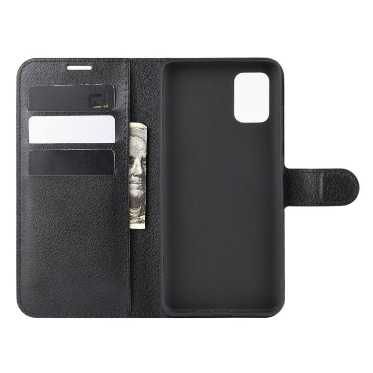 For Galaxy A51 (4G) Litchi Texture Horizontal Flip Protective Case with Holder & Card Slots & Wallet(Black) - free shipping - PMC TechLife - Order now!