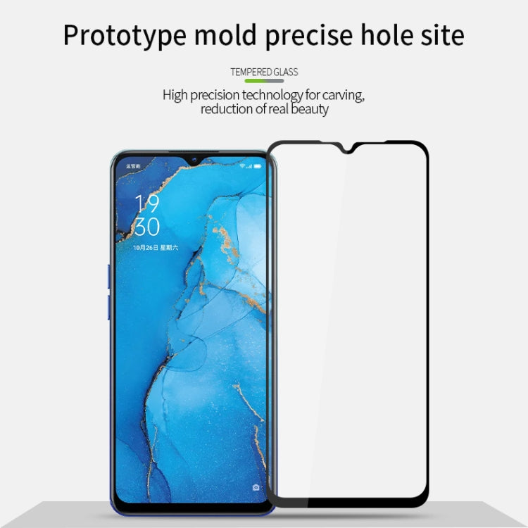 For OPPO Reno3 PINWUYO 9H 2.5D Full Screen Tempered Glass Film - OPPO Tempered Glass by PINWUYO | Online Shopping South Africa | PMC Jewellery | Buy Now Pay Later Mobicred