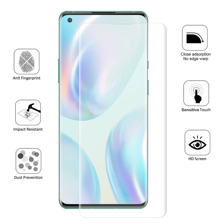 For OnePlus 8 2 PCS ENKAY Hat-Prince 0.1mm 3D Full Screen Protector Explosion-proof Hydrogel Film - Others by ENKAY | Online Shopping South Africa | PMC TechLife | Buy Now Pay Later Mobicred