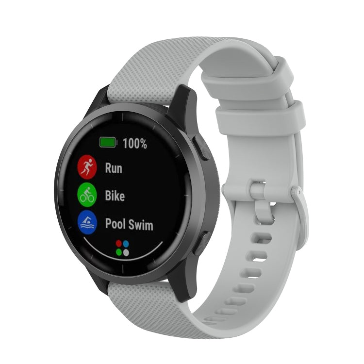 22mm For Huawei Watch GT2e GT2 46mm Silicone Watch Band(Gray) - Watch Bands by PMC TechLife | Online Shopping South Africa | PMC TechLife | Buy Now Pay Later Mobicred