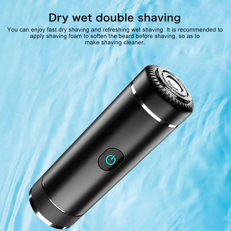 S1080 Mini Metal Turbo Electric Shaver Razor (Silver) - free shipping - PMC TechLife - Order now!