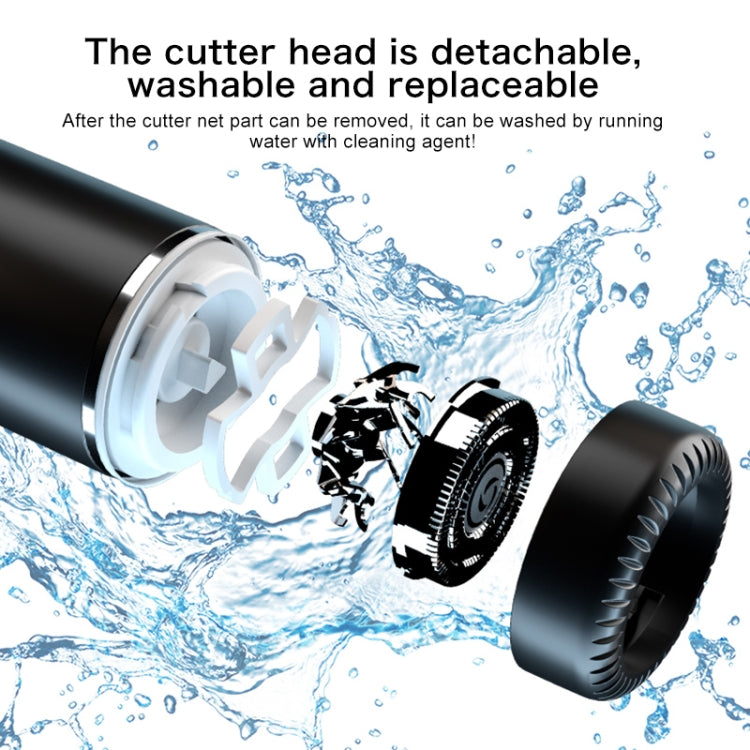 S1080 Mini Metal Turbo Electric Shaver Razor (Silver) - free shipping - PMC TechLife - Order now!