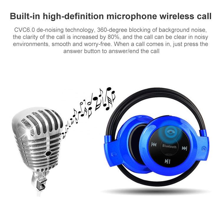 mini-503 MP3 Player Bluetooth Earphone, Support FM Radio & 32GB TF Card - Bluetooth Earphone by PMC TechLife | Online Shopping South Africa | PMC TechLife | Buy Now Pay Later Mobicred