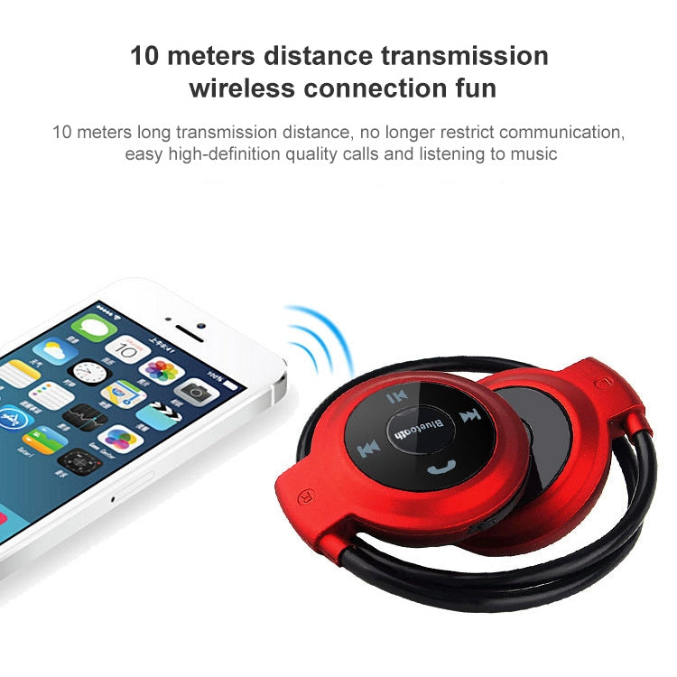 mini-503 MP3 Player Bluetooth Earphone, Support FM Radio & 32GB TF Card - Bluetooth Earphone by PMC TechLife | Online Shopping South Africa | PMC TechLife | Buy Now Pay Later Mobicred