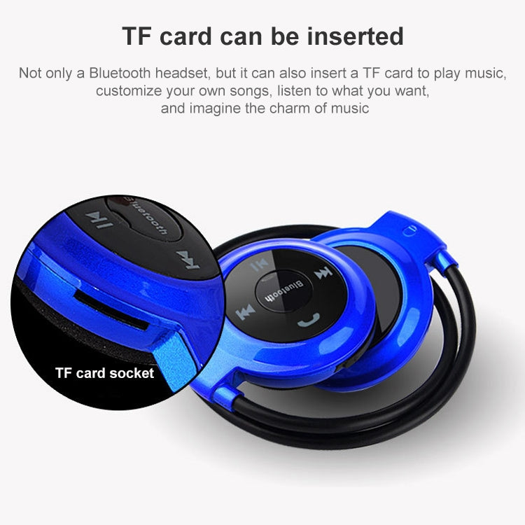 mini-503 MP3 Player Bluetooth Earphone, Support FM Radio & 32GB TF Card - Bluetooth Earphone by PMC TechLife | Online Shopping South Africa | PMC TechLife | Buy Now Pay Later Mobicred