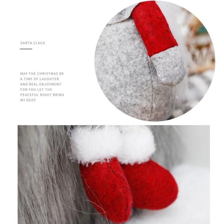 Cute Sitting Faceless Long-legged Elf Doll Christmas Decoration(Green) - free shipping - PMC TechLife - Order now!