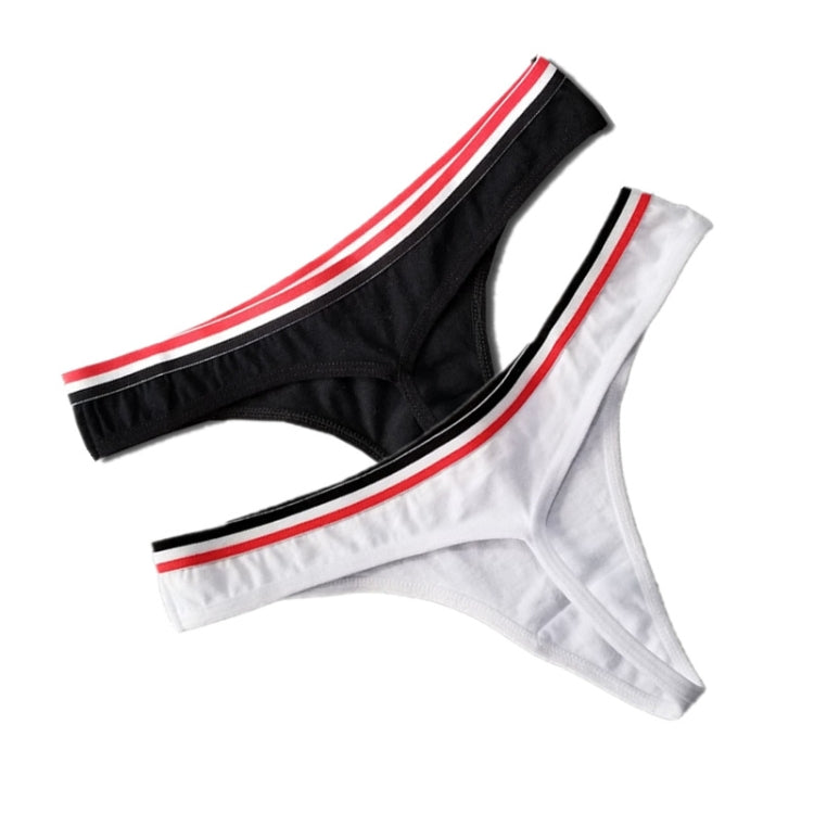 Simple Thongs Seamless Briefs Sexy Women Underwear, Size:L-34cm(Black) - Ladies Underwear by PMC Jewellery | Online Shopping South Africa | PMC Jewellery