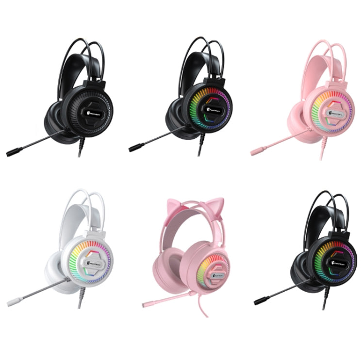 PANTSAN PSH-400 USB Computer Head-Mounted Luminous RGB Wired Headset, Specification:7.1 USB - Multimedia Headset by PANTSAN | Online Shopping South Africa | PMC TechLife | Buy Now Pay Later Mobicred