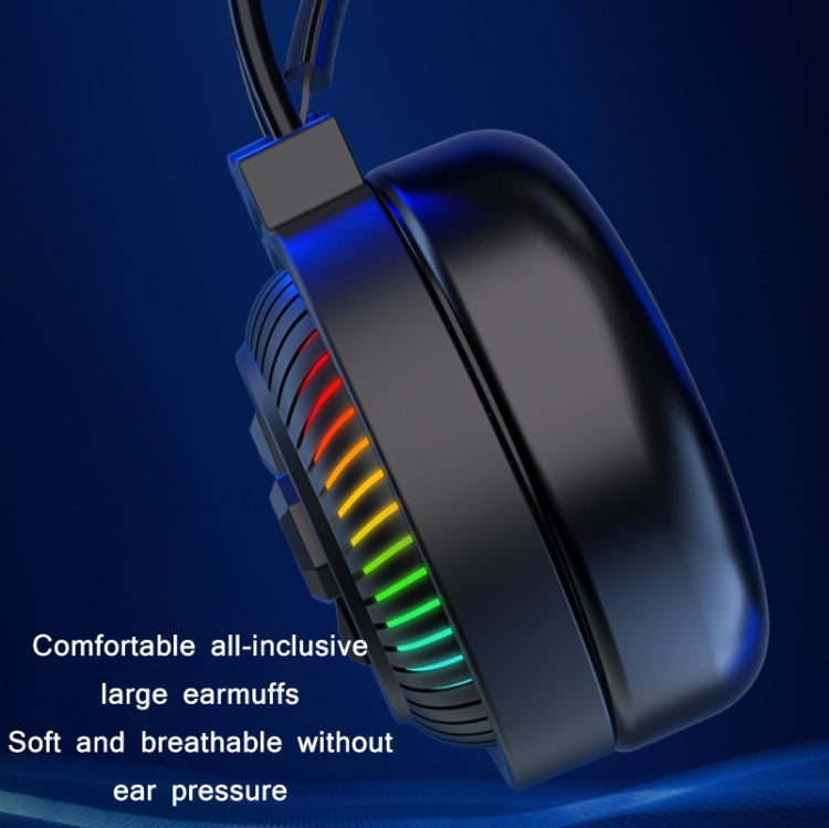 PANTSAN PSH-400 USB Computer Head-Mounted Luminous RGB Wired Headset, Specification:7.1 USB - Multimedia Headset by PANTSAN | Online Shopping South Africa | PMC TechLife | Buy Now Pay Later Mobicred