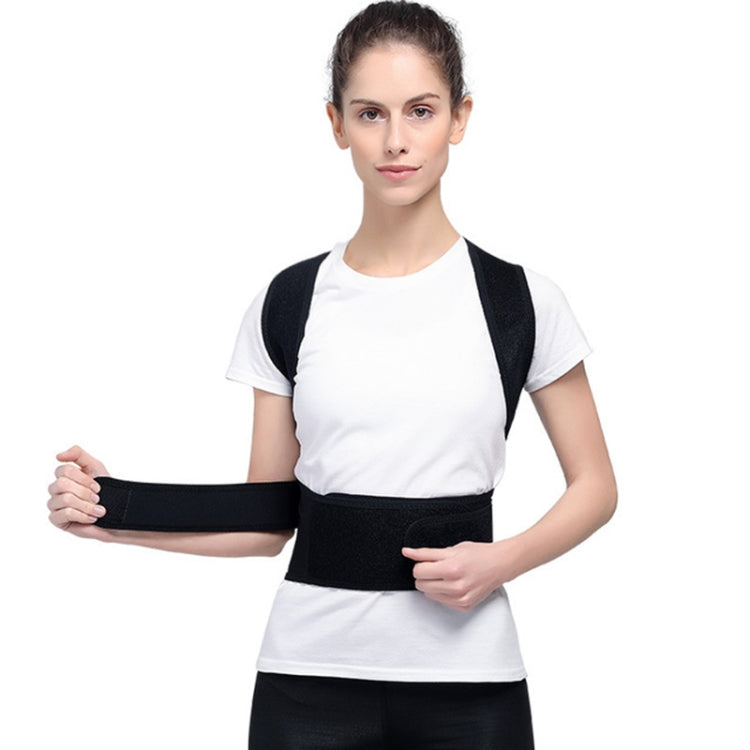 Kyphosis Correction Belt Spine Back Fixation Belt Correction Clothing, Size:M(Black) - Corrector by PMC Jewellery | Online Shopping South Africa | PMC Jewellery