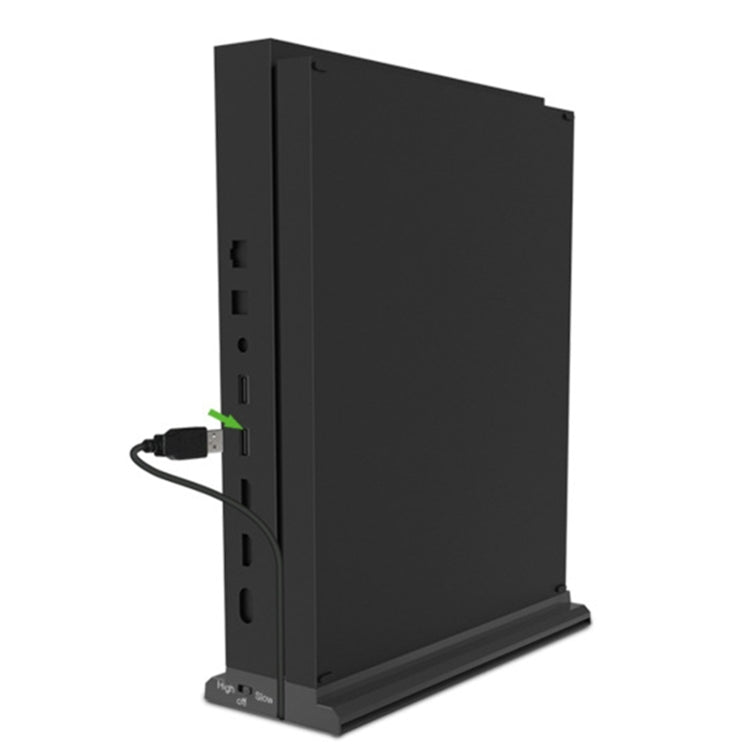 DOBE TYX-1768 Heat Dissipate Vertical Stand Base Cooling Dock Cooling Fan Bracket for Xbox One X Game Console - Holder by DOBE | Online Shopping South Africa | PMC TechLife