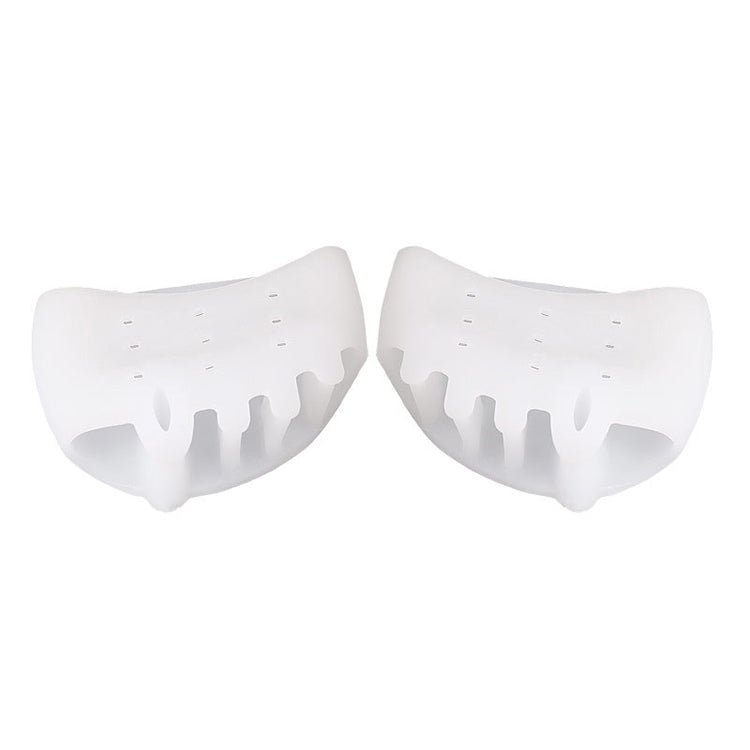 1 Pair SEBS Five-hole Honeycomb Hallux Valgus Toe Correction Front Pad(White) - Corrector by PMC Jewellery | Online Shopping South Africa | PMC Jewellery