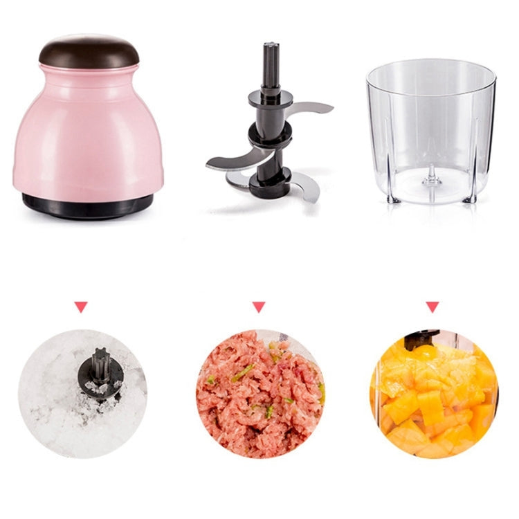 Portable Mixing Cup Electric Soy Milk Juicer Multi-function Cooking Machine Home Meat Grinder(Pink) - Electric juicers by PMC TechLife | Online Shopping South Africa | PMC TechLife