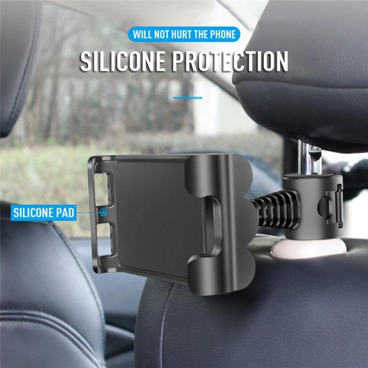 Universal Adjustable Car Tablet Stand Holder Car Seat Back Bracket For 4-11 Inch Tablet(Blue) - Car Holders by PMC Jewellery | Online Shopping South Africa | PMC Jewellery