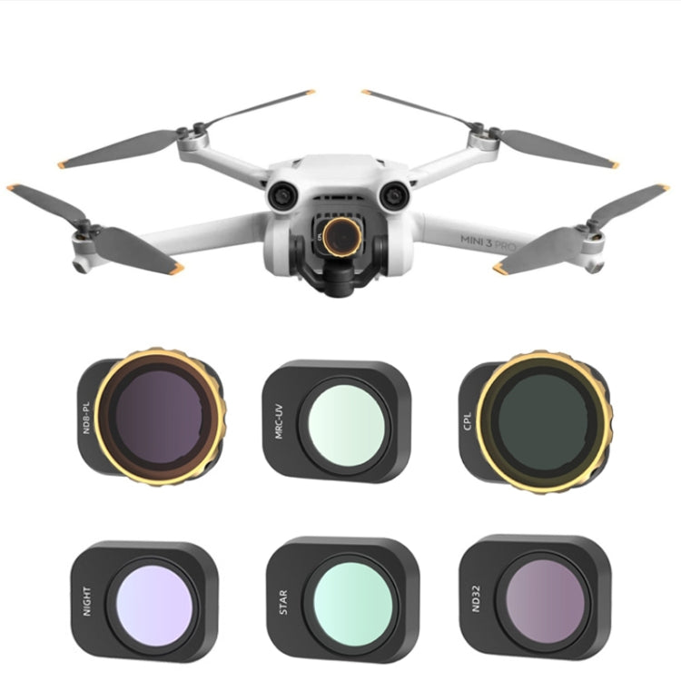 JSR For Mini 3 Pro Camera Filters, Style:6 In 1 UV+CPL+ND8+ND16+ND32+ND64 - free shipping - PMC TechLife - Order now!