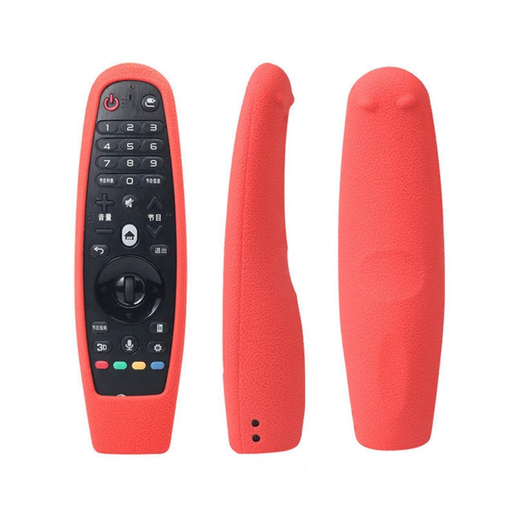Suitable for LG Smart TV Remote Control Protective Case AN-MR600 AN-MR650a Dynamic Remote Control Silicone Case(Black) - Remote Control Covers by PMC Jewellery | Online Shopping South Africa | PMC Jewellery