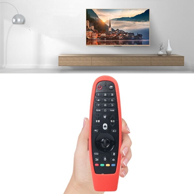 Suitable for LG Smart TV Remote Control Protective Case AN-MR600 AN-MR650a Dynamic Remote Control Silicone Case(Turquoise Blue) - Remote Control Covers by PMC TechLife | Online Shopping South Africa | PMC TechLife