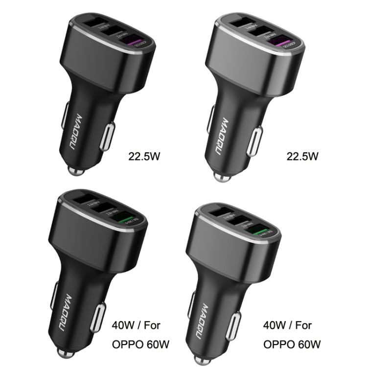 QIAKEY GT680 3 USB Ports Fast Charge Car Charger(Black) - Car Charger by QIAKEY | Online Shopping South Africa | PMC Jewellery