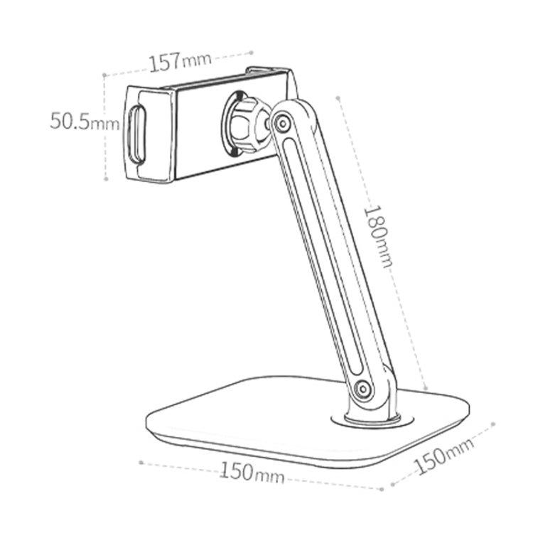 SSKY X28 Desktop Phone Tablet Stand Folding Bed Head Online Classes Convenient Support(Black) - Desktop Holder by SSKY | Online Shopping South Africa | PMC Jewellery