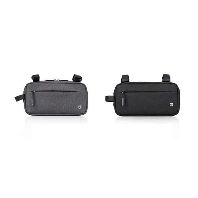 Rhinowalk X21921 2.5L Bicycle Front Hanging Bag(Full Black) - Bicycle Bags by Rhinowalk | Online Shopping South Africa | PMC TechLife | Buy Now Pay Later Mobicred