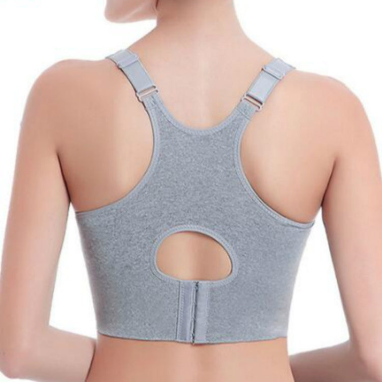 Wireless Sporty Shockproof Running Push Up Sports Bra, Size:XL(Blue) - Ladies Underwear by PMC Jewellery | Online Shopping South Africa | PMC Jewellery