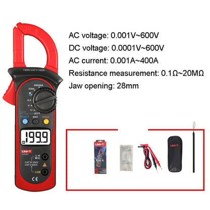 UNI-T UT201 400A Digital Clamp Multimeter AC/DC Voltage Detector - Digital Multimeter by UNI-T | Online Shopping South Africa | PMC Jewellery | Buy Now Pay Later Mobicred