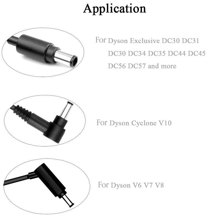 Charging Adapter Charger Power Adapter Suitable for Dyson Vacuum Cleaner, Plug Standard:UK Plug - AC Adapers by PMC Jewellery | Online Shopping South Africa | PMC Jewellery
