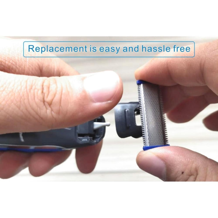 Electric Men Shaver Rechargeable Shaver Trimmer(Black + Blue) - free shipping - PMC TechLife - Order now!